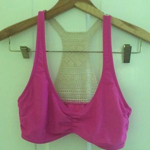AEO Aerie Racerback crochet bikini top